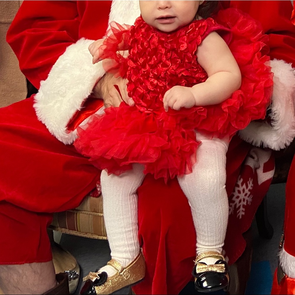 Red ballerina dress